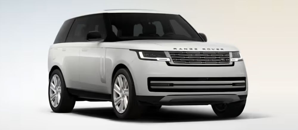 Black Range Rover luxury SUV