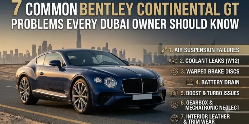 7 Common Bentley Continental GT Problems Every Dubai Owner Should Know