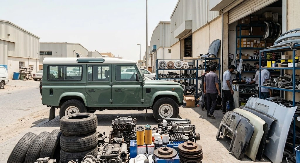 Land Rover Defender spare parts Sharjah - genuine, OEM and aftermarket components delivered same-day across the emirate