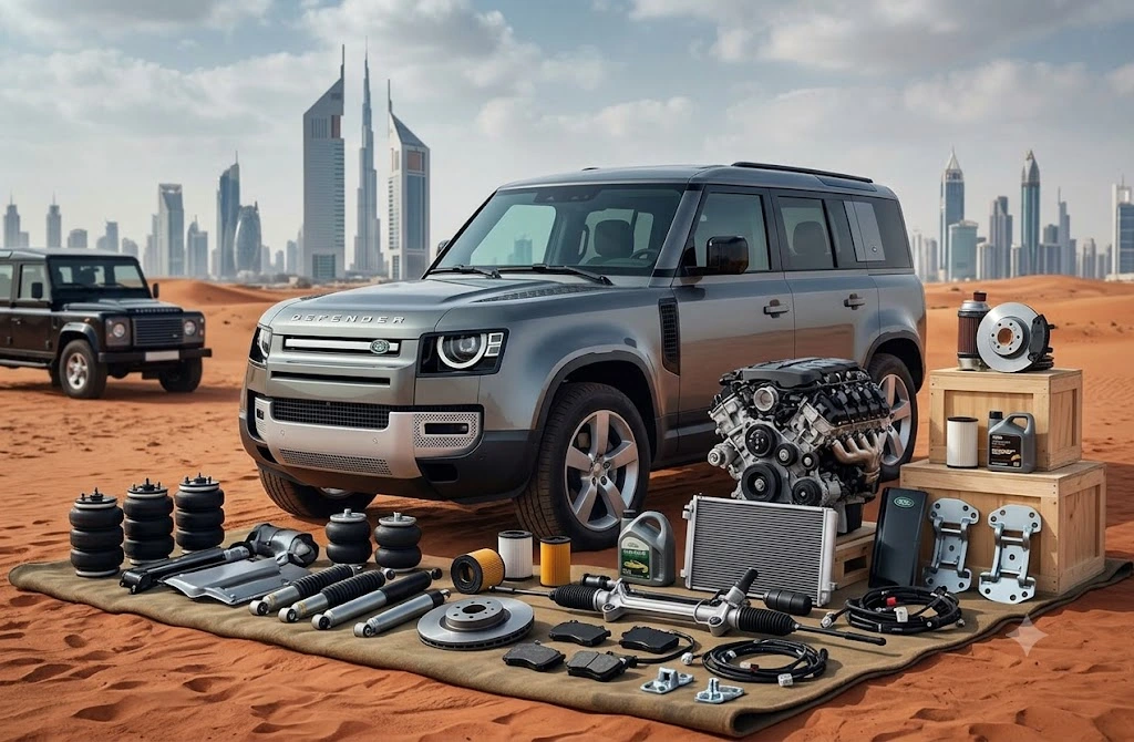 Land Rover Defender spare parts Dubai - genuine, OEM and aftermarket parts for classic and new Defender models