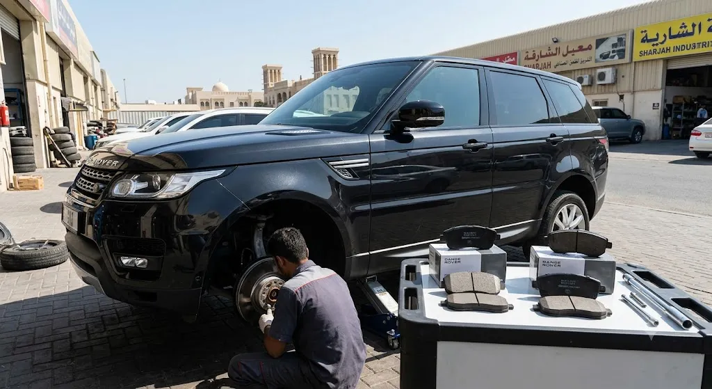 Range Rover brake pads Sharjah supplied by an independent importer with same-day delivery