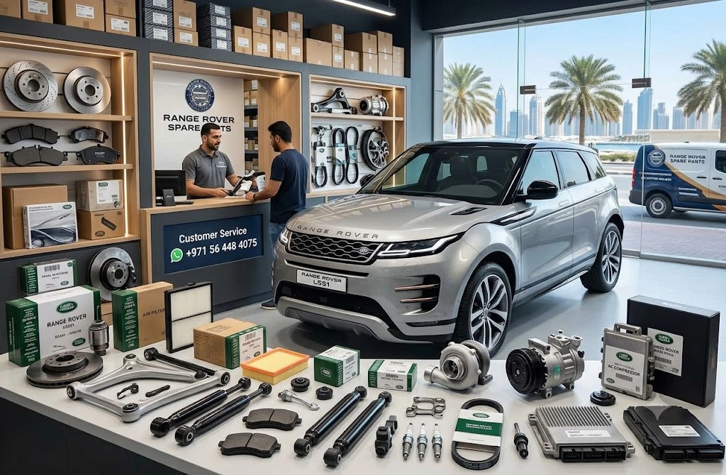 Range Rover Evoque spare parts Dubai - genuine, OEM and aftermarket parts supplier with same-day delivery