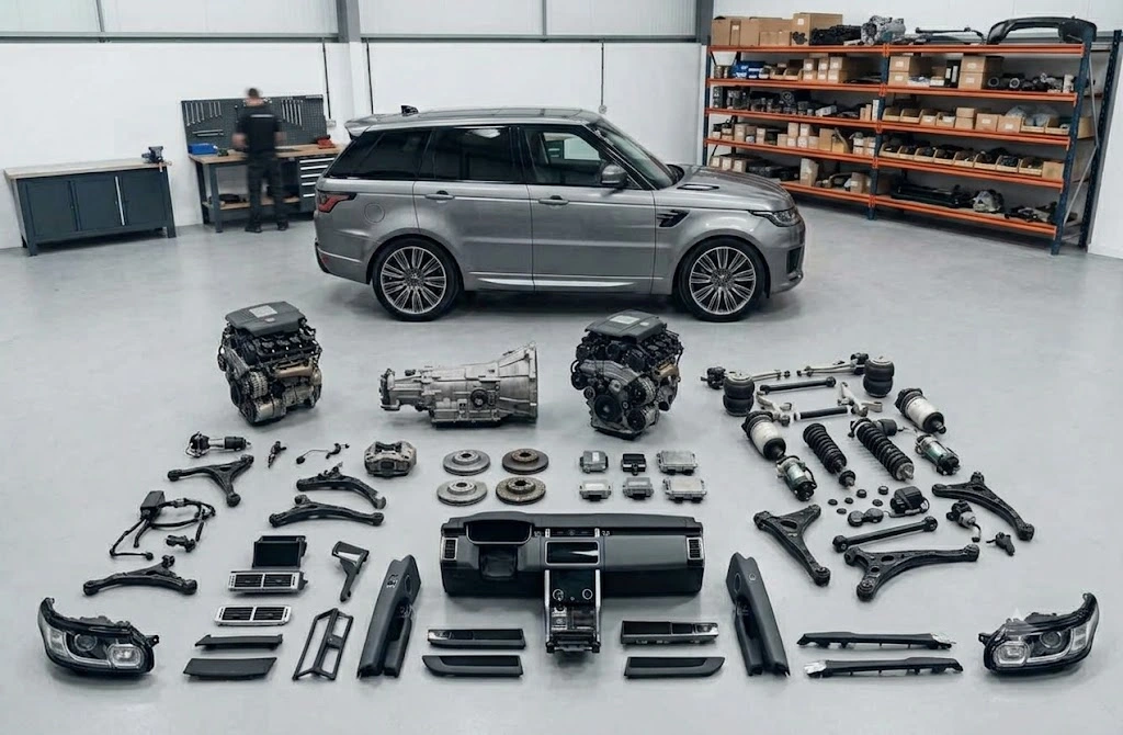 Range Rover Vogue spare parts Dubai - genuine, OEM and aftermarket parts for L322, L405 and L460 models