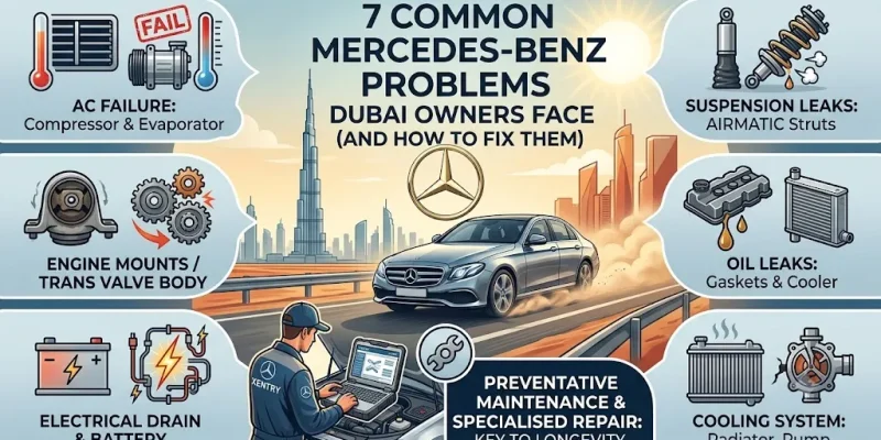 7 Common Mercedes-Benz Problems Dubai Owners Face (And How to Fix Them)