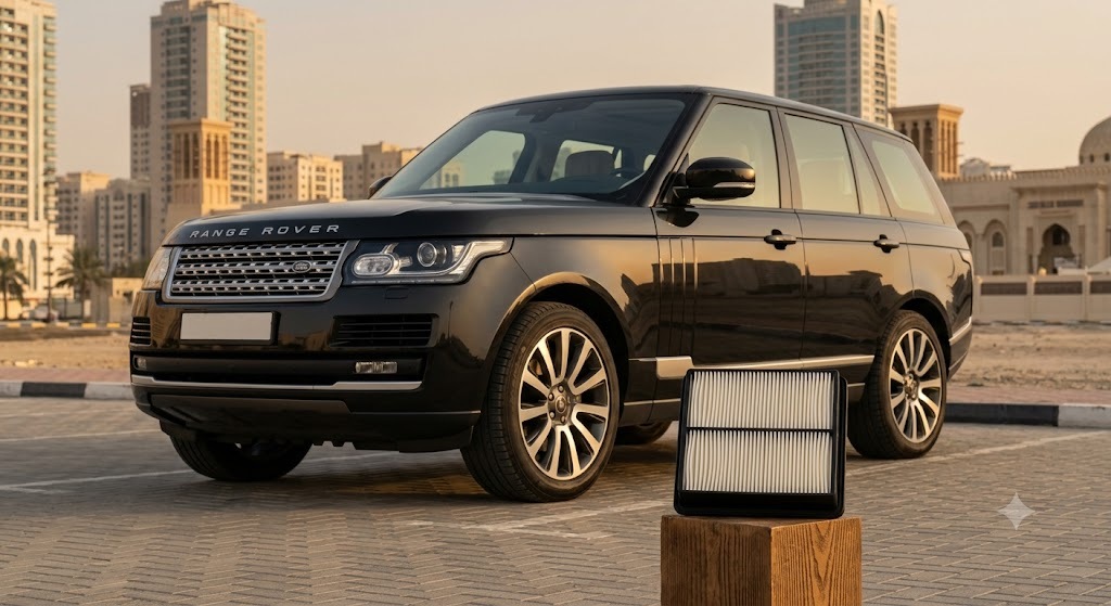 Range Rover air filter Sharjah replacement for Vogue, Sport, Evoque and Land Rover models