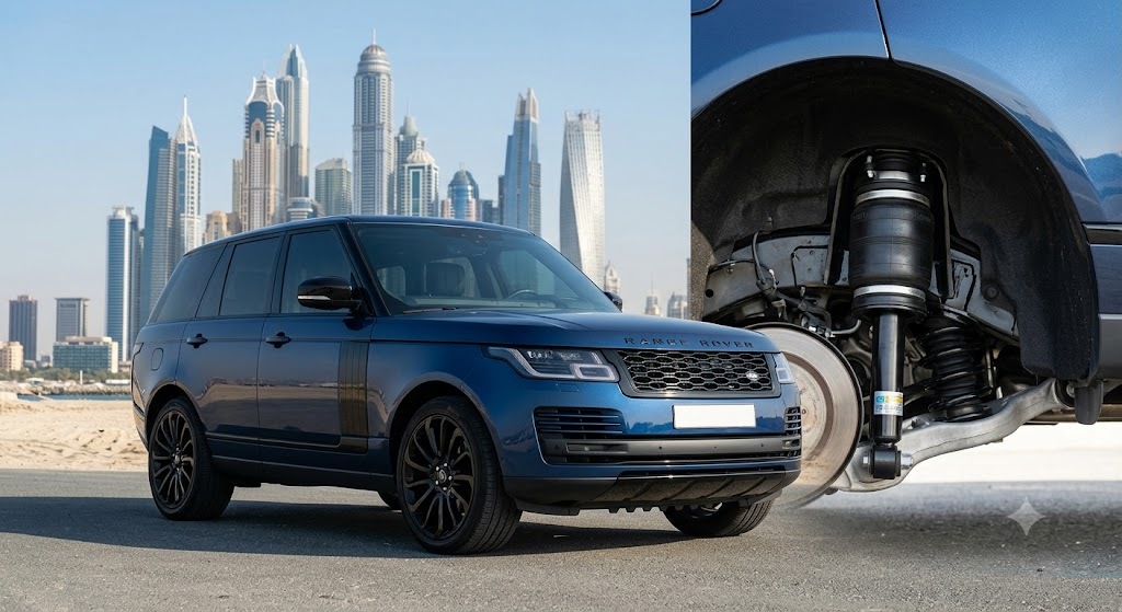 Range Rover air spring / air strut Dubai replacement supplied with same-day delivery