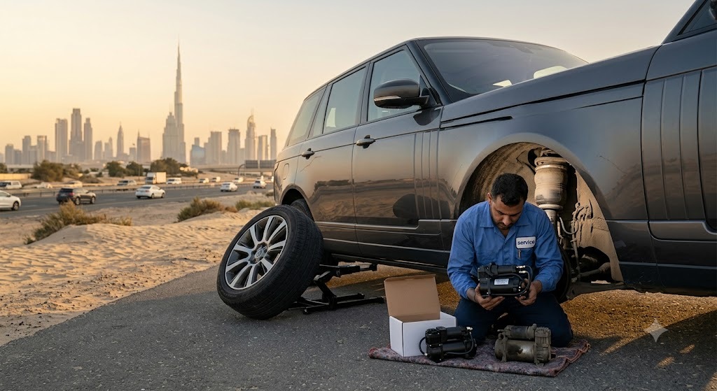 Range Rover air suspension compressor Dubai replacement pump for Vogue Sport and Evoque