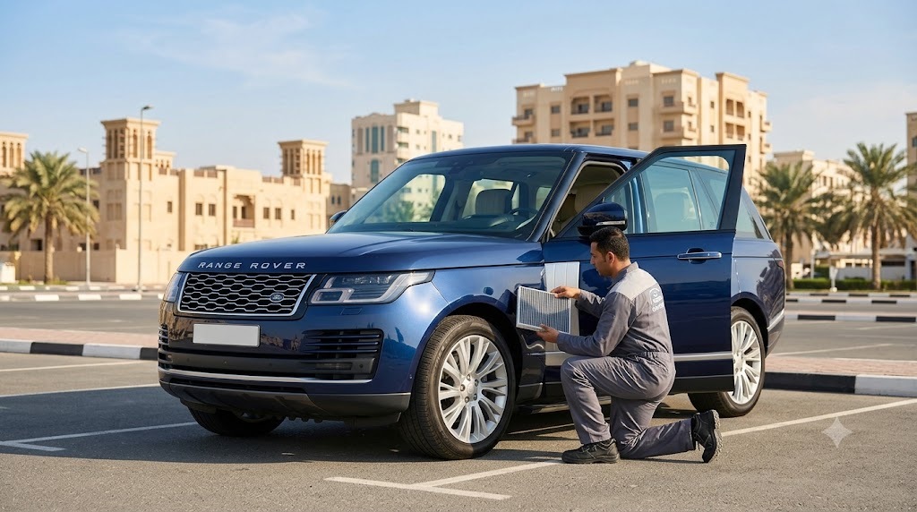 Range Rover cabin/ac filter Sharjah replacement with same-day delivery