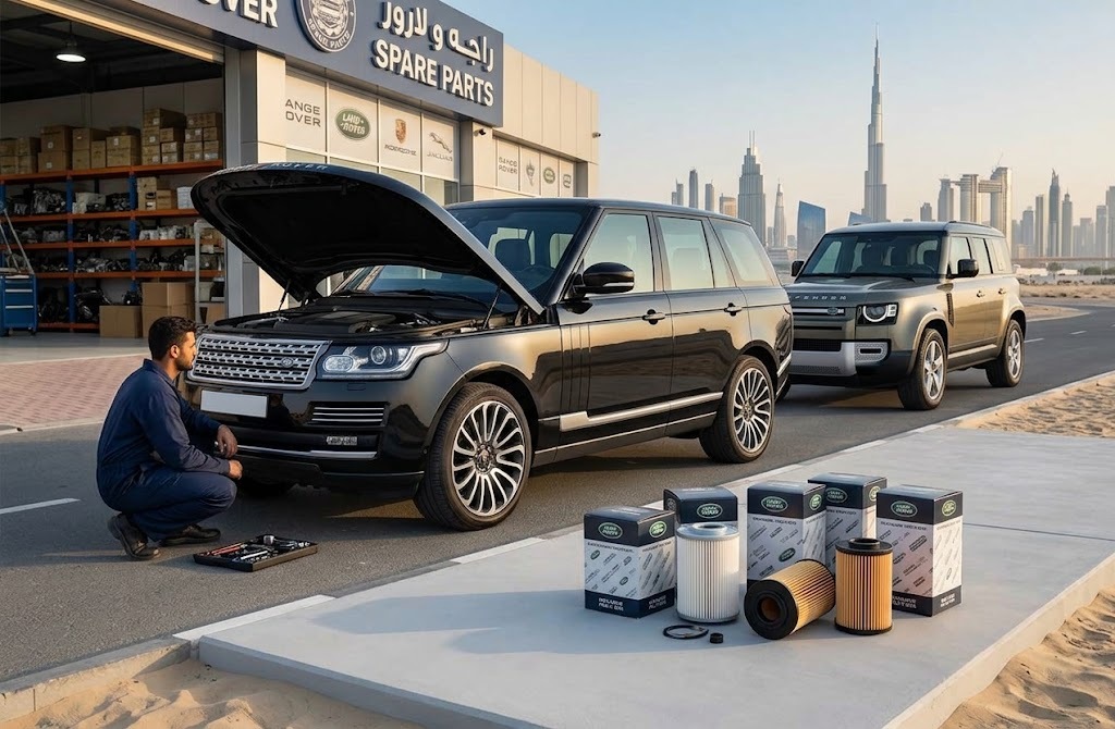 Range Rover fuel filter Dubai supplied by an independent importer with same-day delivery
