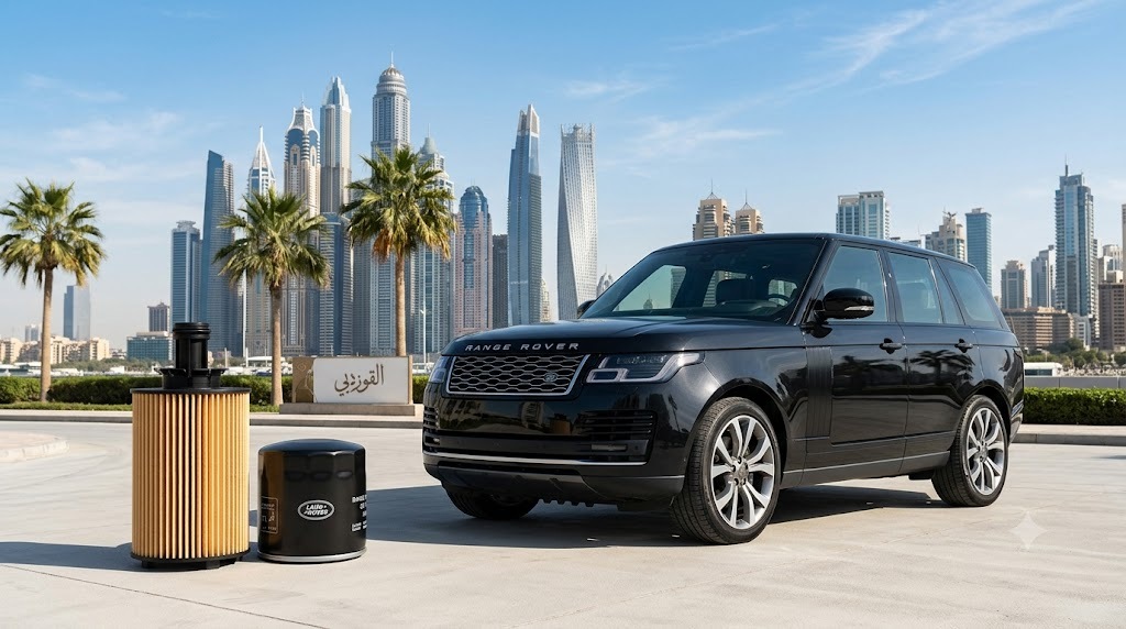 Range Rover oil filter Dubai genuine and OEM replacement for Land Rover engines