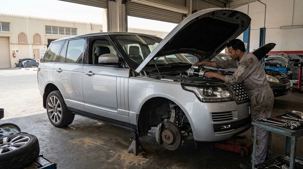 Range Rover starter motor Sharjah replacement for Vogue, Sport and Land Rover models