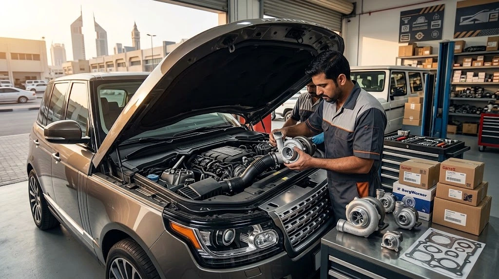 Range Rover turbocharger Dubai replacement unit for Land Rover engines