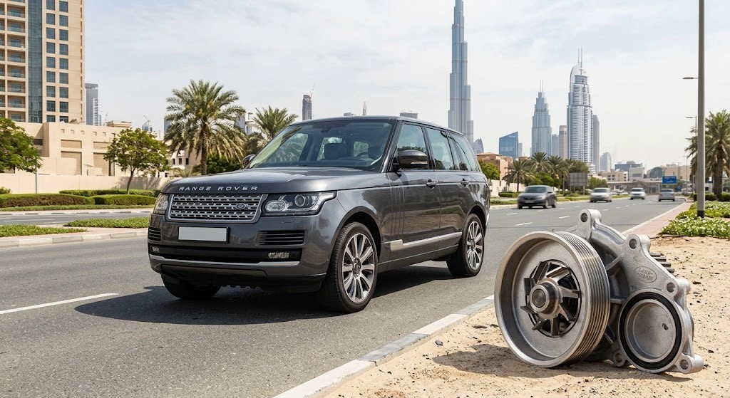 Range Rover water pump Dubai supplied by an independent importer with same-day delivery