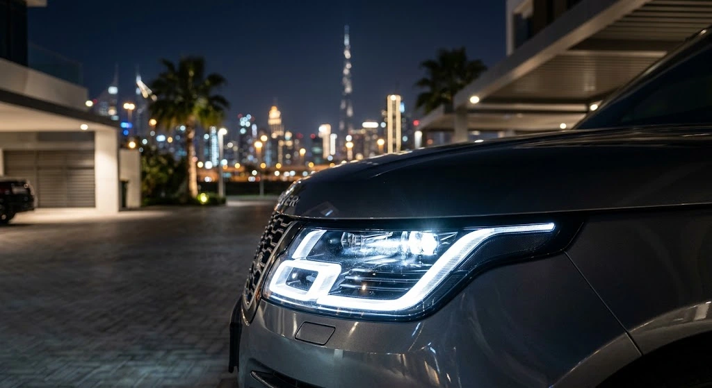 Range Rover headlights Dubai - genuine, OEM and aftermarket headlamp units with same-day delivery